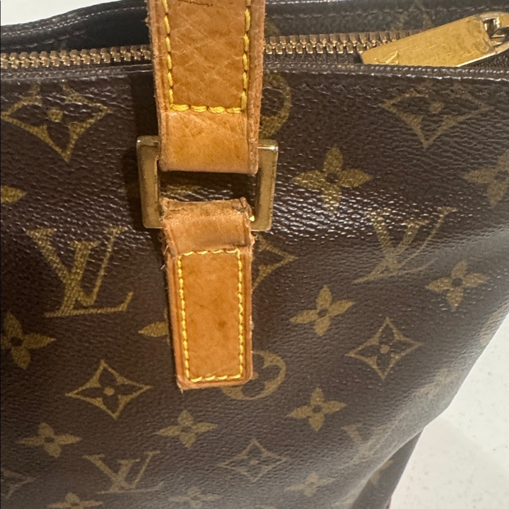 Louis Vuitton Cabas Piano Brown and Gold Monogram Tote Authentic - Picture 14 of 16